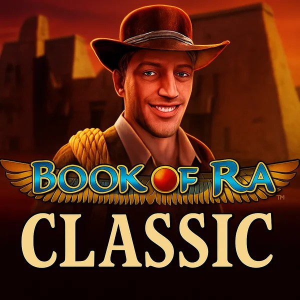 Book of Ra Classic game by Novomatic – logo hosted on Bonuskong Casino