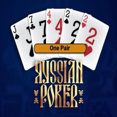 Russian Poker game by OneTouch Games – logo hosted on Bonuskong Casino